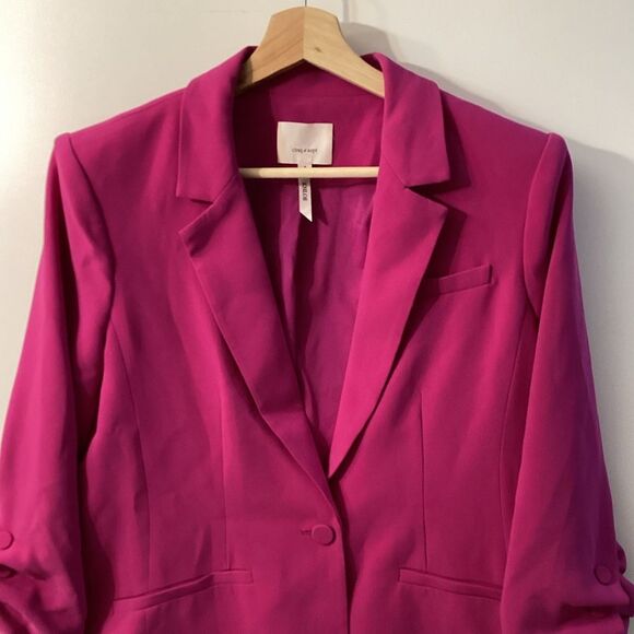 Cinq à Sept Khloe Blazer In Fuchsia Pink - Picture 4 of 16